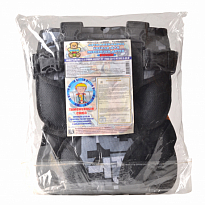 Бескаркасное детское автокресло усиленное ВИННИ КОМФОРТ "Буквы серые" №60